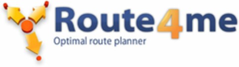 ROUTE4ME OPTIMAL ROUTE PLANNER Logo (USPTO, 03/10/2010)