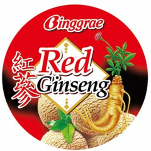 BINGGRAE RED GINSENG Logo (USPTO, 09.09.2010)