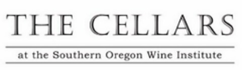 THE CELLARS AT THE SOUTHERN OREGON WINE INSTITUTE Logo (USPTO, 06/20/2011)