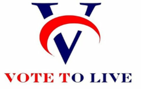 V VOTE TO LIVE Logo (USPTO, 23.02.2012)