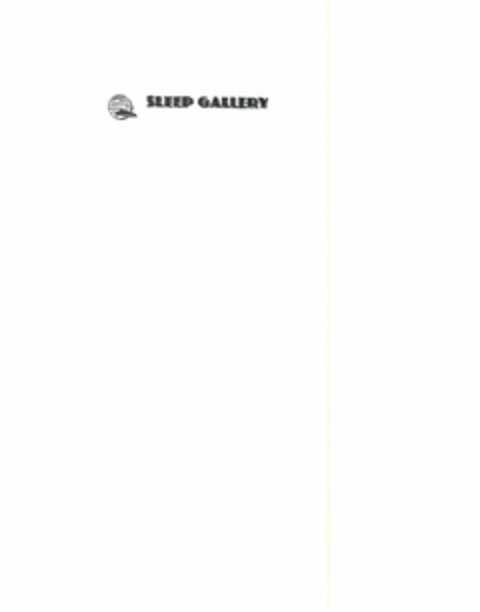 SLEEP GALLERY Logo (USPTO, 08.03.2012)
