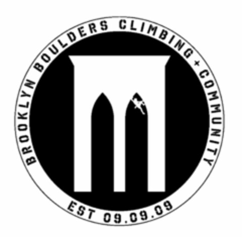 BROOKLYN BOULDERS CLIMBING + COMMUNITY EST 09.09.09 Logo (USPTO, 09.03.2012)