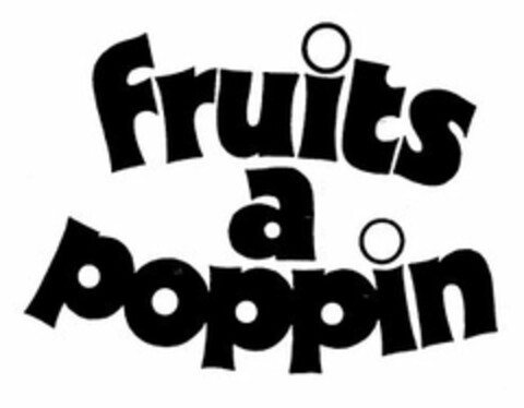 FRUITS A POPPIN Logo (USPTO, 20.06.2013)