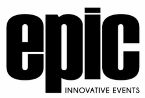 EPIC INNOVATIVE EVENTS Logo (USPTO, 09/16/2014)