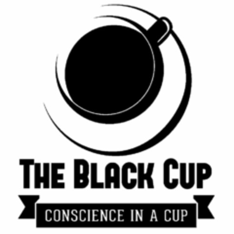 THE BLACK CUP CONSCIENCE IN A CUP Logo (USPTO, 17.09.2014)