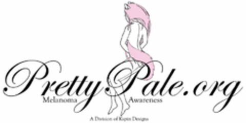 PRETTY PALE.ORG MELANOMA AWARENESS A DIVISION OF KSPIN DESIGNS Logo (USPTO, 09.02.2015)