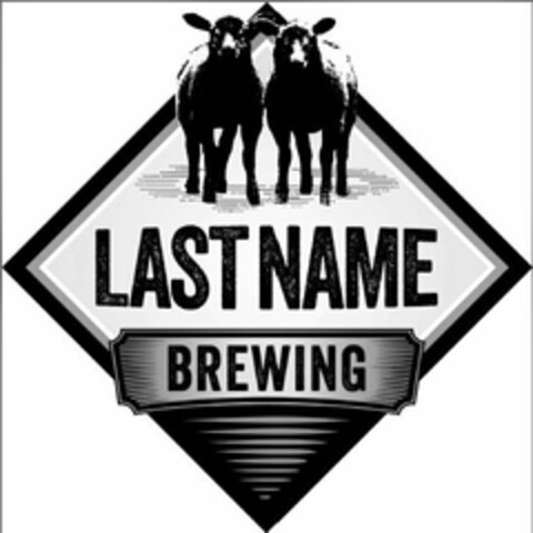 LAST NAME BREWING Logo (USPTO, 02/22/2016)