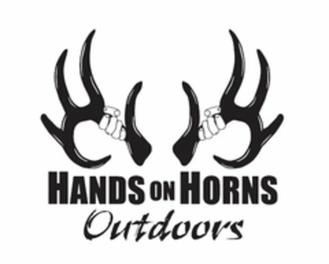 HANDS ON HORNS OUTDOORS Logo (USPTO, 06.05.2016)