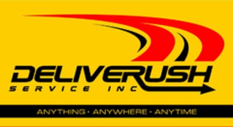 DELIVERUSH SERVICE INC ANYTHING · ANYWHERE · ANYTIME Logo (USPTO, 24.10.2016)