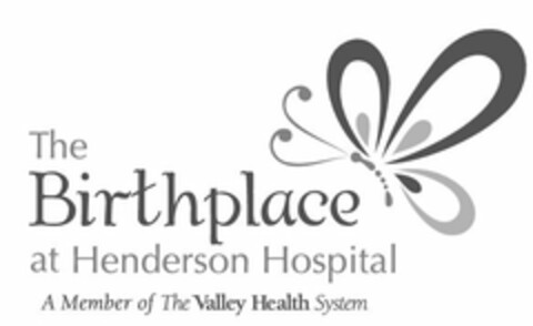 THE BIRTHPLACE AT HENDERSON HOSPITAL A MEMBER OF THE VALLEY HEALTH SYSTEM Logo (USPTO, 26.10.2016)