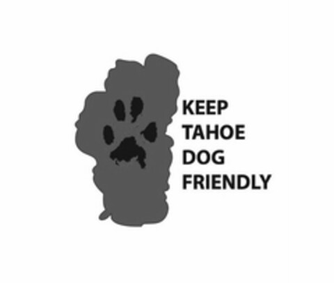 KEEP TAHOE DOG FRIENDLY Logo (USPTO, 11/02/2016)