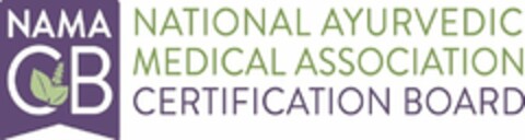 NAMA CB NATIONAL AYURVEDIC MEDICAL ASSOCIATION CERTIFICATION BOARD Logo (USPTO, 31.01.2017)