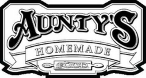 AUNTY'S HOMEMADE FOOD Logo (USPTO, 14.03.2017)