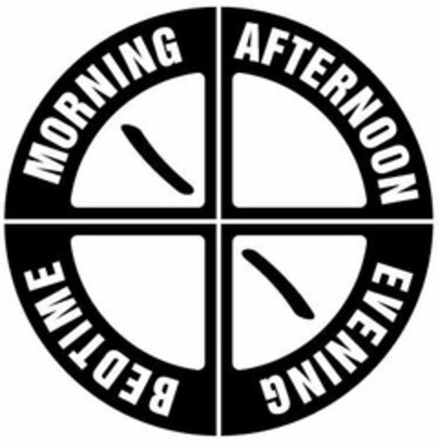 MORNING 1 AFTERNOON EVENING 1 BEDTIME Logo (USPTO, 04/26/2018)