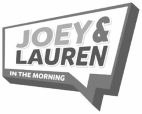 JOEY & LAUREN IN THE MORNING Logo (USPTO, 09.08.2018)