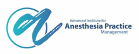 A ADVANCED INSTITUTE FOR ANESTHESIA PRACTICE MANAGEMENT Logo (USPTO, 10/03/2018)