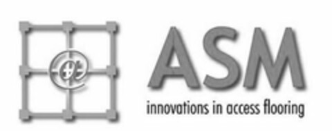 @ ASM INNOVATIONS IN ACCESS FLOORING Logo (USPTO, 25.10.2018)