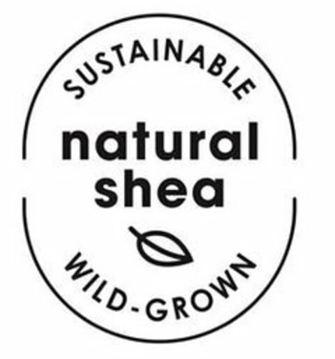 NATURAL SHEA SUSTAINABLE WILD-GROWN Logo (USPTO, 28.02.2019)