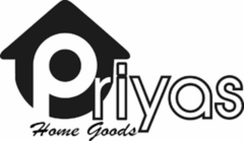 PRIYAS HOME GOODS Logo (USPTO, 08.03.2019)