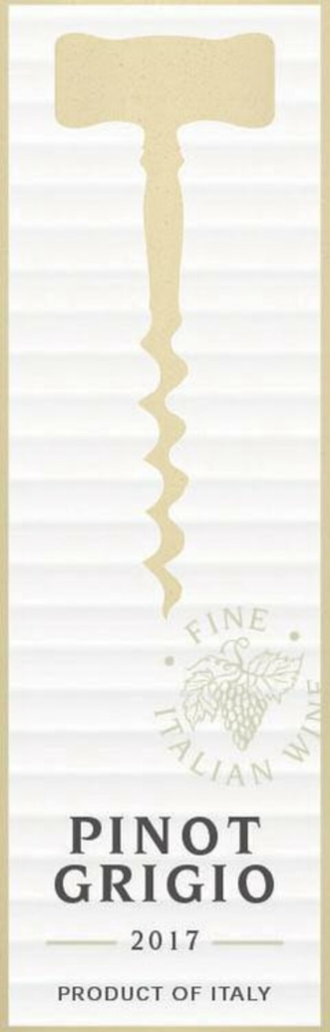 PINOT GRIGIO 2017 PRODUCT OF ITALY FINEITALIAN WINE Logo (USPTO, 14.03.2019)