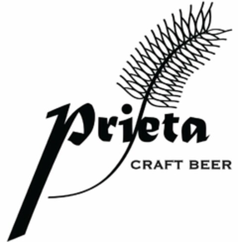 PRIETA CRAFT BEER Logo (USPTO, 06/17/2019)