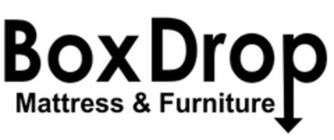 BOXDROP MATTRESS & FURNITURE Logo (USPTO, 21.09.2019)