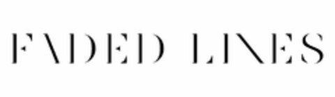 FADED LINES Logo (USPTO, 17.12.2019)