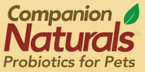 COMPANION NATURALS PROBIOTICS FOR PETS Logo (USPTO, 23.01.2020)