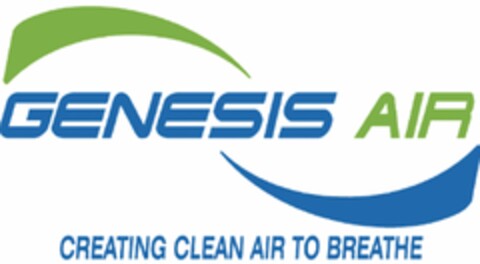 GENESIS AIR CREATING CLEAN AIR TO BREATHE Logo (USPTO, 21.05.2020)