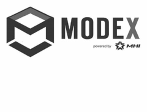 MODEX POWERED BY MHI Logo (USPTO, 09.07.2020)