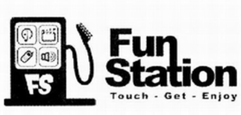 FS FUN STATION TOUCH - GET - ENJOY Logo (USPTO, 04.08.2009)