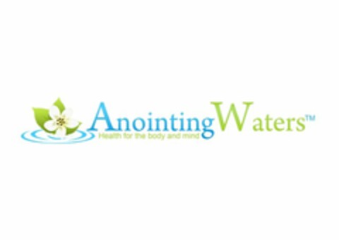 ANOINTINGWATERS HEALTH FOR THE BODY AND MIND Logo (USPTO, 17.09.2009)