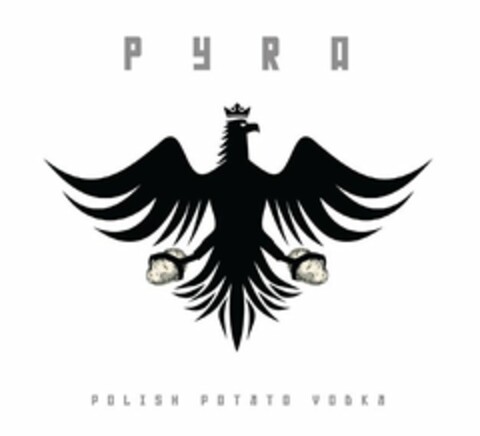 PYRA POLISH POTATO VODKA Logo (USPTO, 05/23/2011)