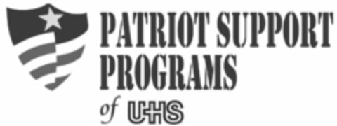 PATRIOT SUPPORT PROGRAMS OF UHS Logo (USPTO, 15.06.2011)