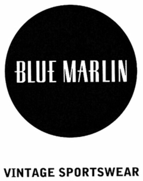 BLUE MARLIN VINTAGE SPORTSWEAR Logo (USPTO, 10/26/2011)