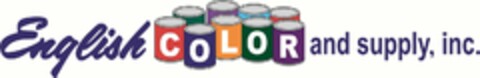 ENGLISH COLOR AND SUPPLY, INC. Logo (USPTO, 16.01.2012)