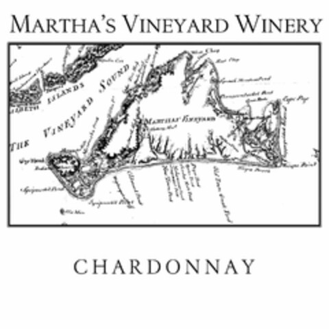 MARTHA'S VINEYARD WINERY CHARDONNAY Logo (USPTO, 13.02.2012)