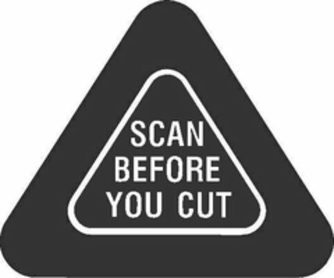 "SCAN BEFORE YOU CUT" Logo (USPTO, 21.08.2012)