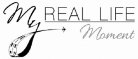 MY REAL LIFE MOMENT Logo (USPTO, 08/28/2013)