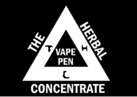 THE HERBAL CONCENTRATE VAPE PEN THC Logo (USPTO, 10/15/2013)