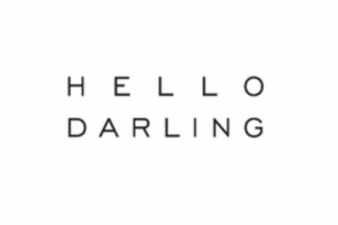 HELLO DARLING Logo (USPTO, 03/10/2015)