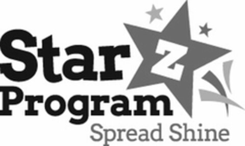 STARZ PROGRAM SPREAD SHINE Logo (USPTO, 14.04.2015)