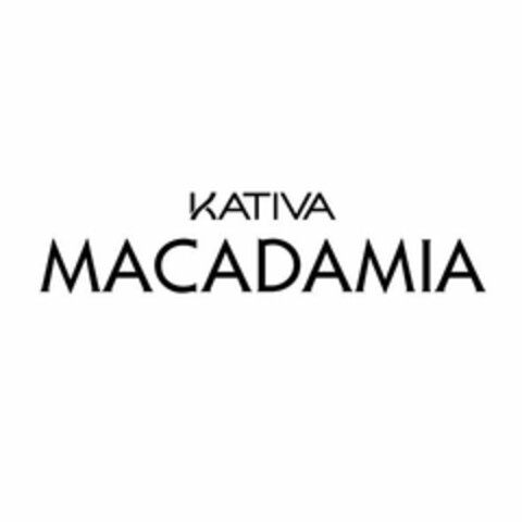 KATIVA MACADAMIA Logo (USPTO, 09/09/2015)