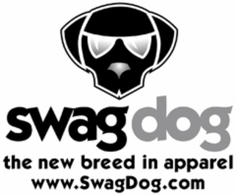 SWAGDOG THE NEW BREED IN APPAREL Logo (USPTO, 31.01.2017)