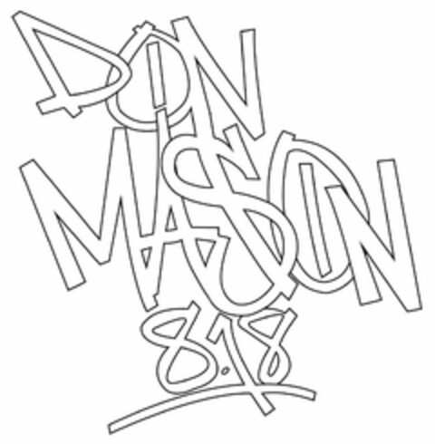 DON MA$ON 8.18 Logo (USPTO, 08.06.2017)