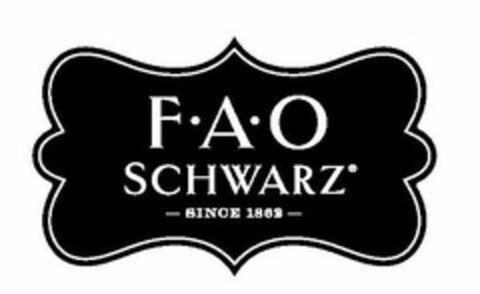 F ·A ·O SCHWARZ SINCE 1862 Logo (USPTO, 29.06.2017)