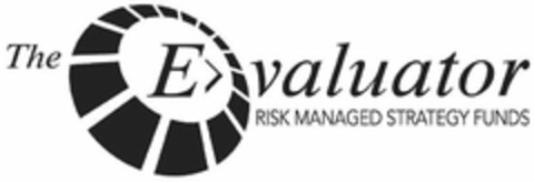THE E-VALUATOR RISK MANAGED STRATEGY FUNDS Logo (USPTO, 29.08.2017)