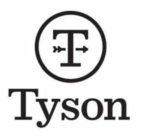 T TYSON Logo (USPTO, 25.10.2017)