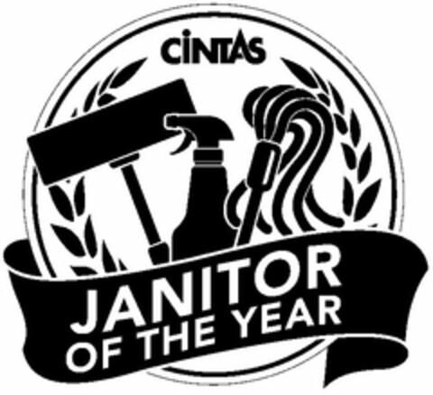 CINTAS JANITOR OF THE YEAR Logo (USPTO, 02.02.2018)