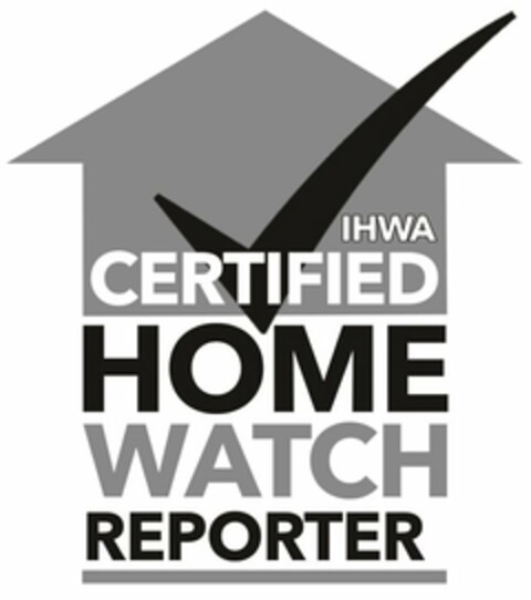 IHWA CERTIFIED HOME WATCH REPORTER Logo (USPTO, 04/13/2018)